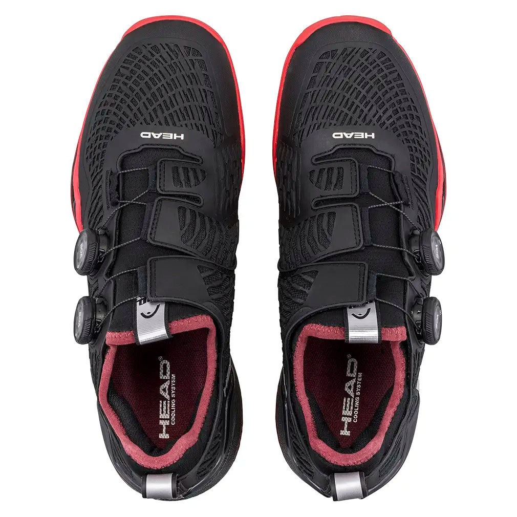 Men's Endure Pro BOA Shoes Dark Black and Red