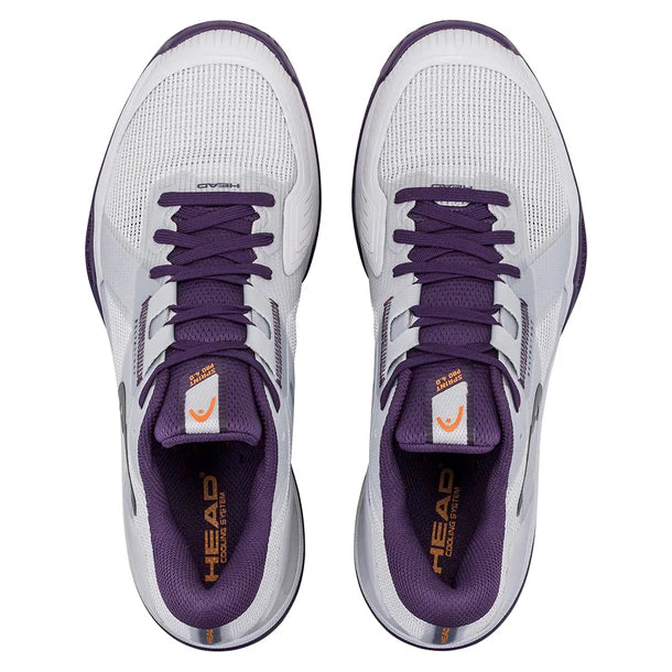 Men's Sprint Pro 4.0 Court Shoes Light Grey and Purple Night