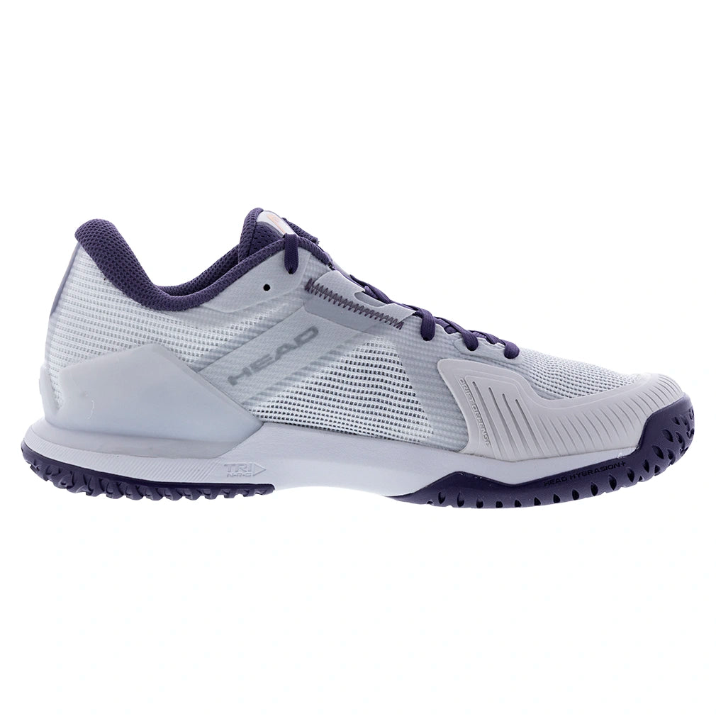 Men's Sprint Pro 4.0 Court Shoes Light Grey and Purple Night