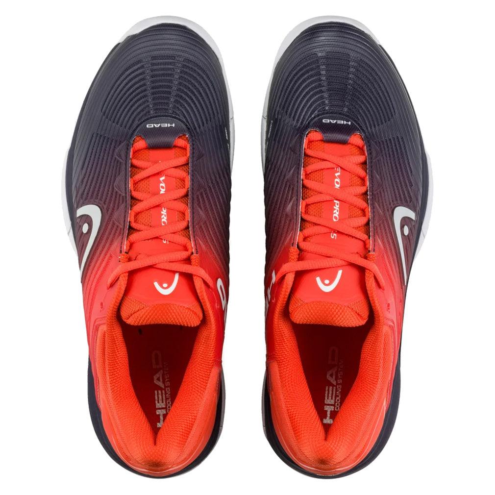 Men's Revolt Pro 4.5 Court Shoes Dark Blue and Red