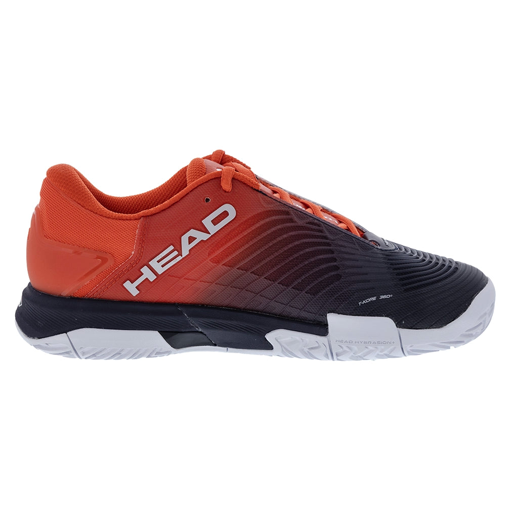 Men's Revolt Pro 4.5 Court Shoes Dark Blue and Red