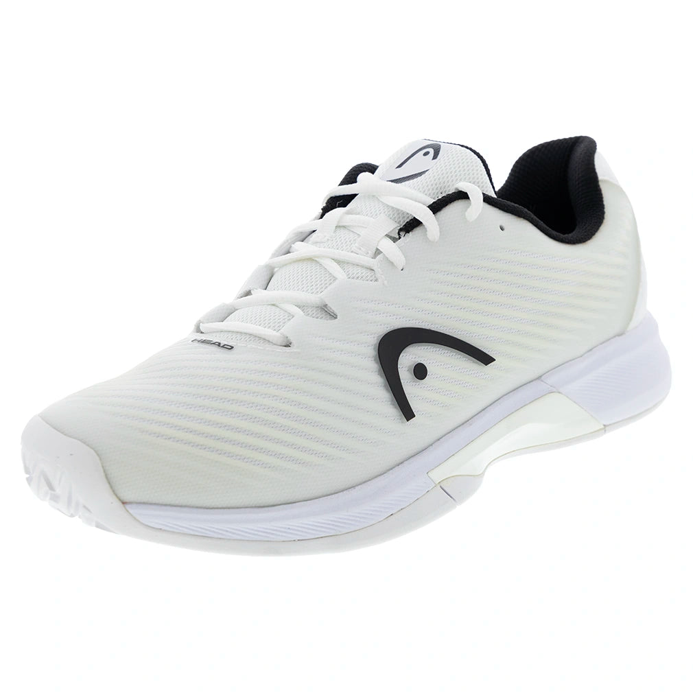 Men's Revolt Pro 4.0 Court Shoes White and Black