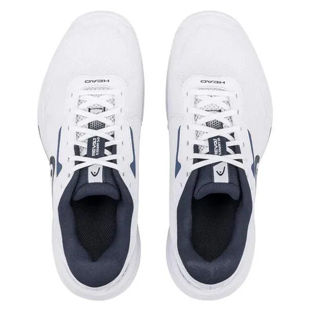 Men's Revolt Court 5.0 Shoes White and Blueberry
