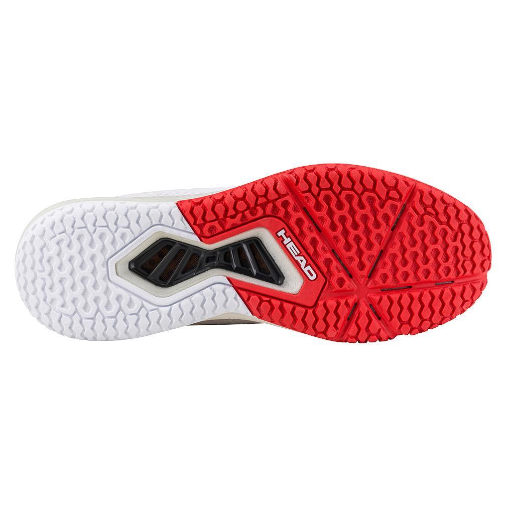 Men's Motion Pro Pickleball Court Shoes White and Red