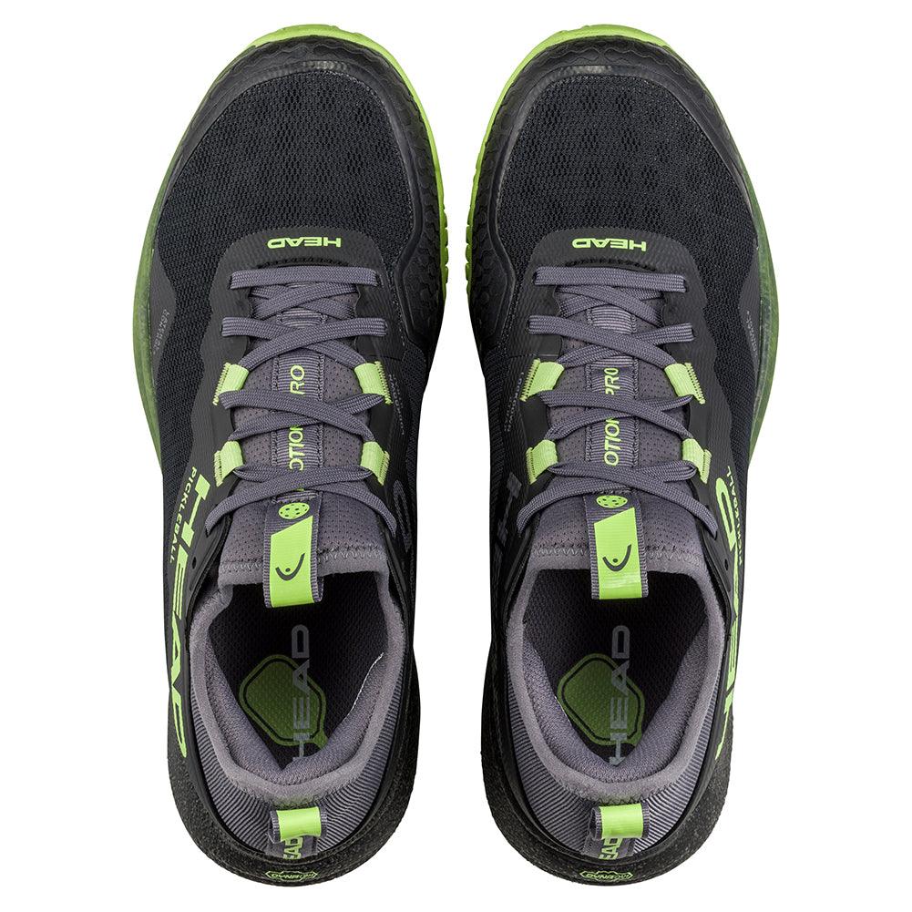 Men's Motion Pro Pickleball Shoes Black and Lime