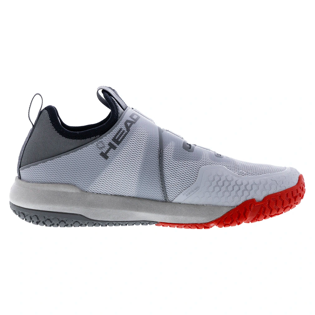 Men's Motion Pro BOA Pickleball Shoes Light Grey and Red