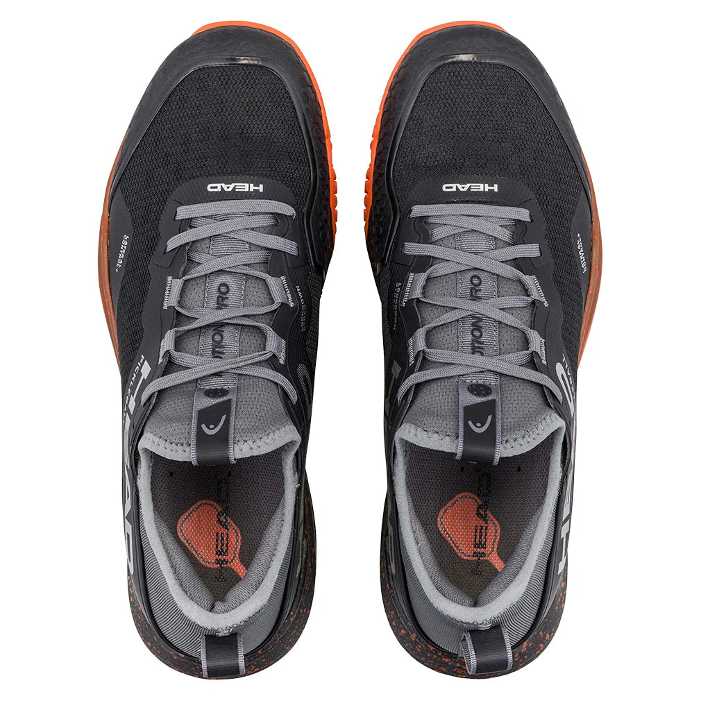 Men's Motion Pro Pickleball Shoes Black and Orange-Footwear-Head-273736BKOR-3-Tennis Express