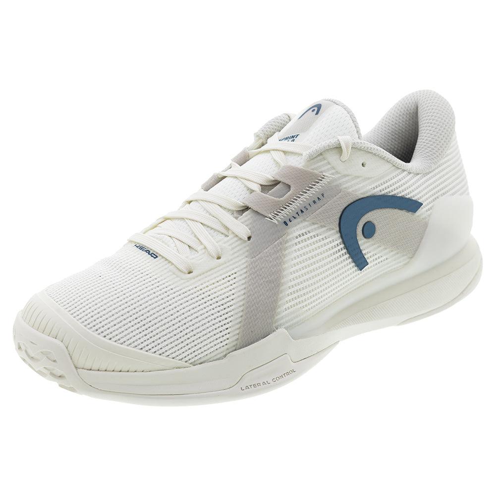 Women's Sprint Pro 4.0 Court Shoes Chalk White and Twilight Blue