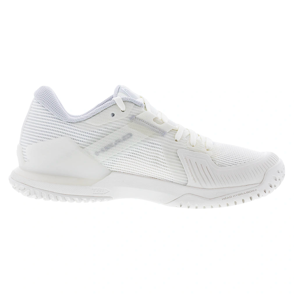 Women's Sprint Pro 4.0 Court Shoes Chalk White and Light Grey