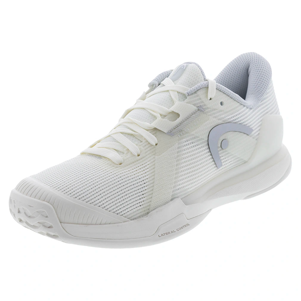 Women's Sprint Pro 4.0 Court Shoes Chalk White and Light Grey