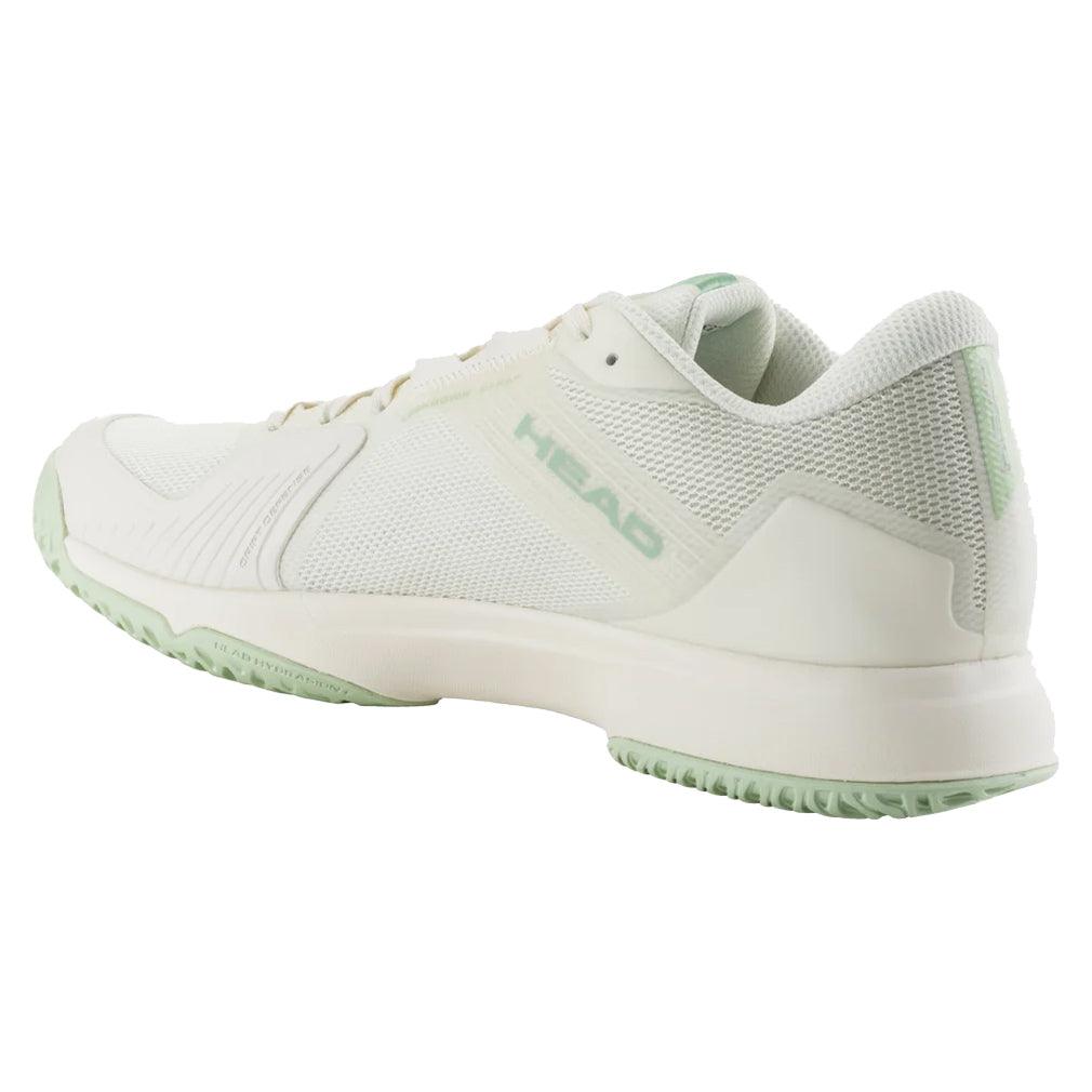 Women's Sprint Team 4.0 Court Shoes Chalk White and Light Green