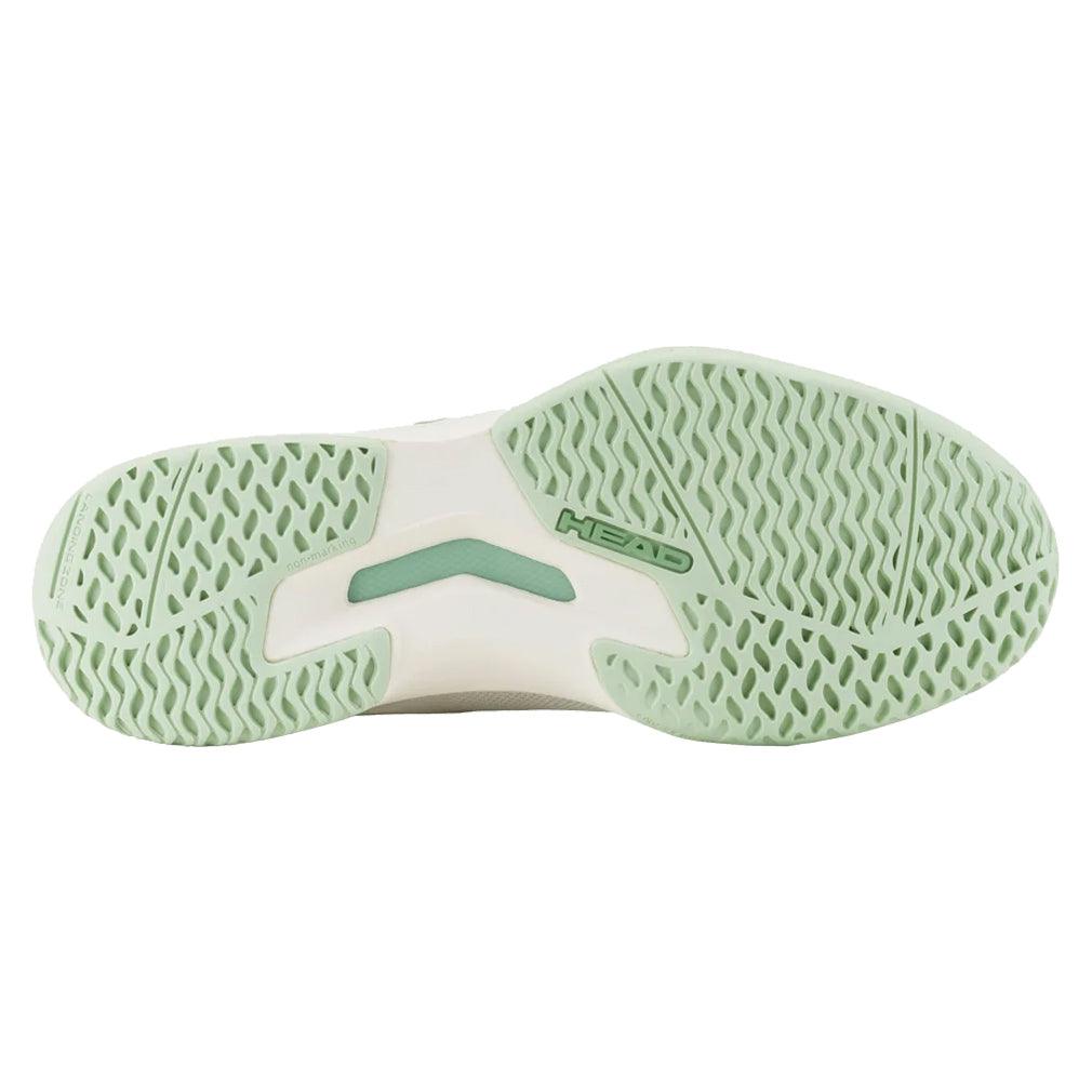 Women's Sprint Team 4.0 Court Shoes Chalk White and Light Green