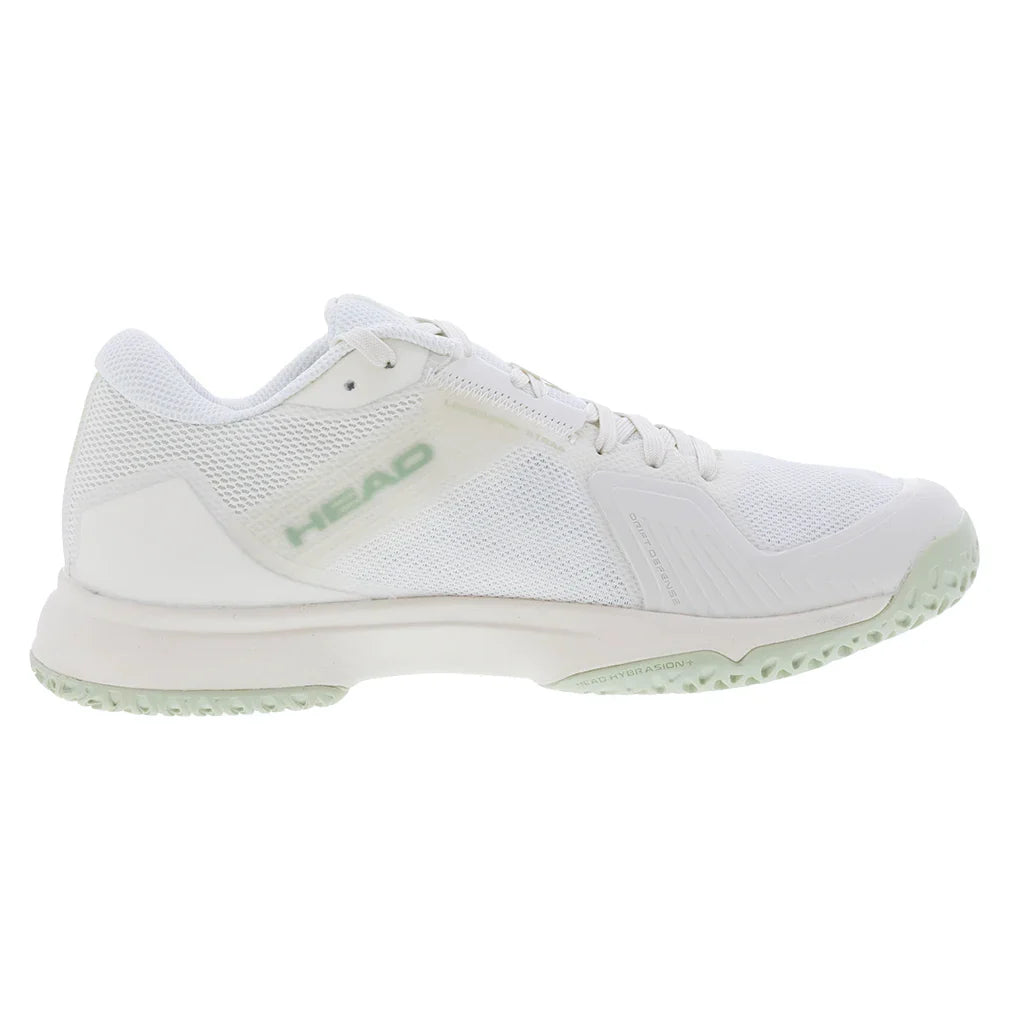 Women's Sprint Team 4.0 Court Shoes Chalk White and Light Green