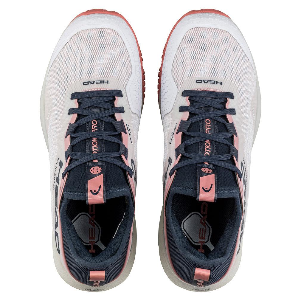 Women's Motion Pro Pickleball Shoes White and Blueberry