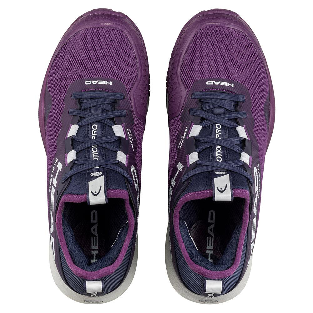 Women's Motion Pro Pickleball Shoes Plum and White