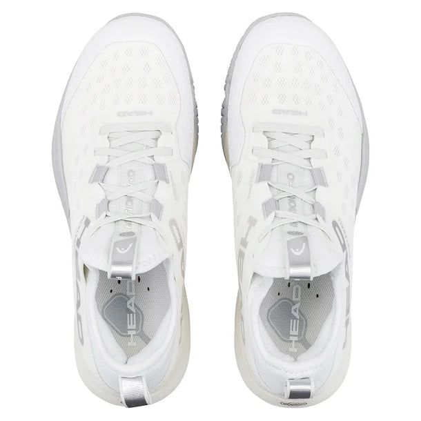 Women's Motion Pro Pickleball Shoes White and Light Grey