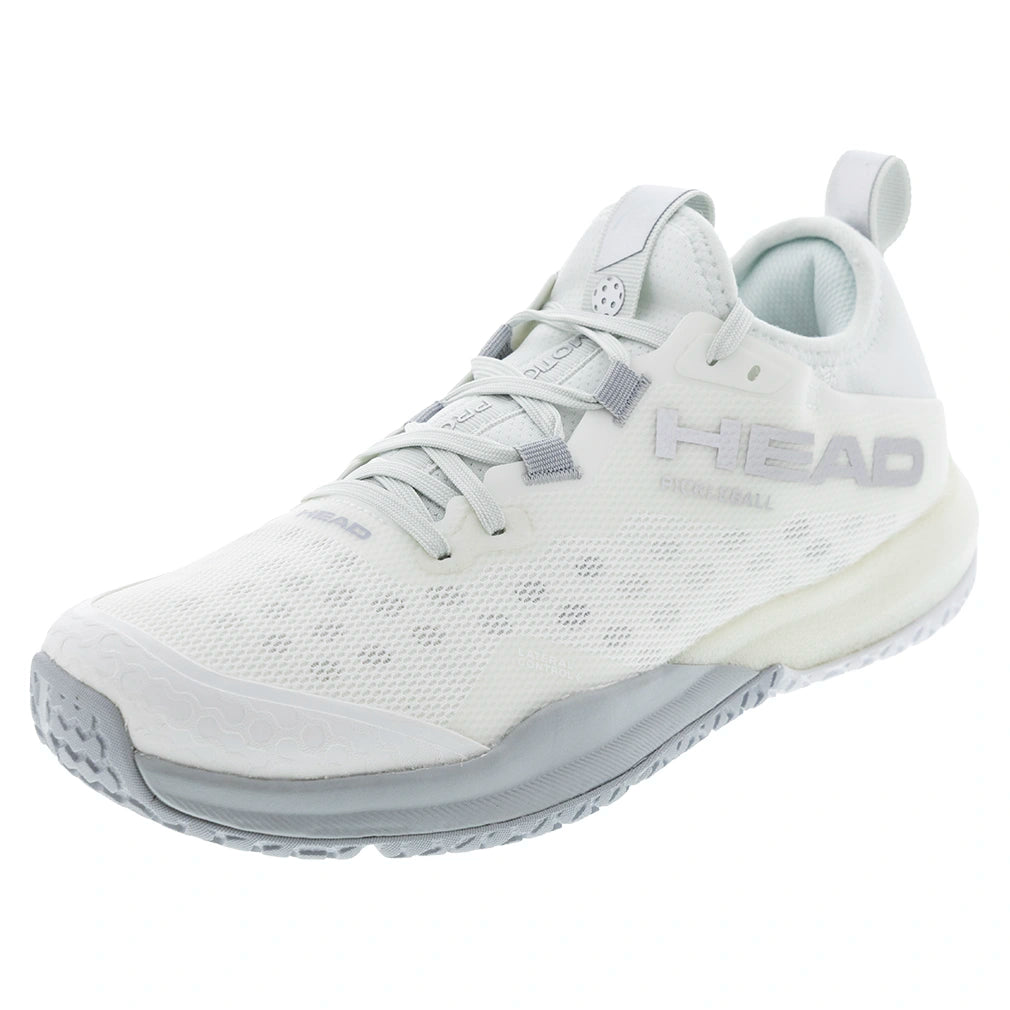 Women's Motion Pro Pickleball Shoes White and Light Grey