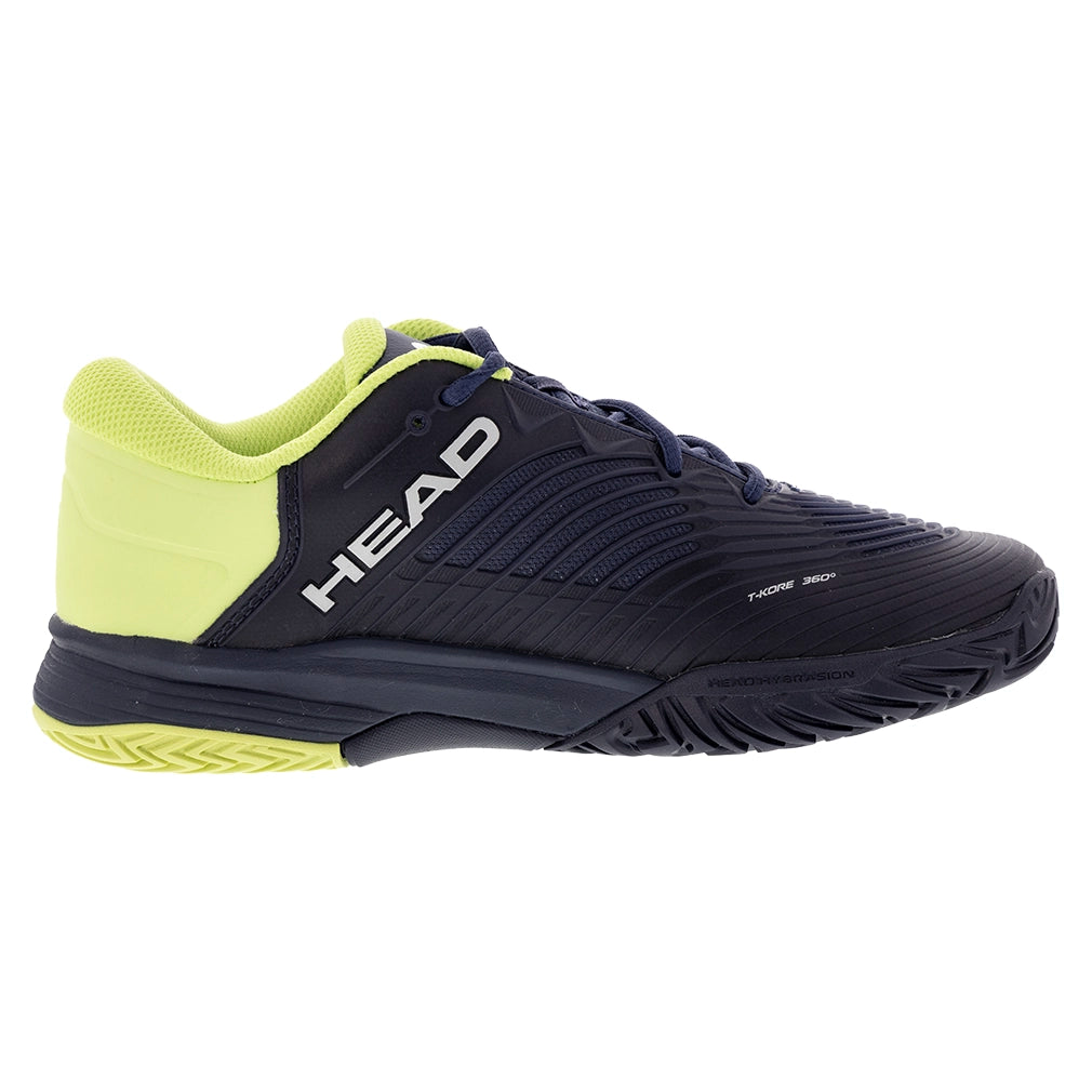 Juniors Revolt Pro 4.5 Shoes Navy and Lime