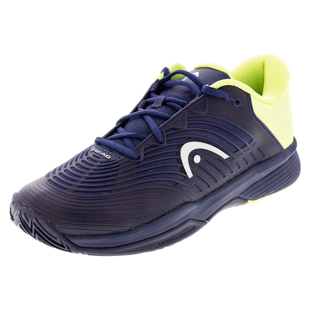 Juniors Revolt Pro 4.5 Shoes Navy and Lime