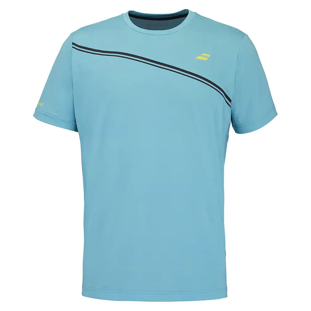Men's Compete Crew Neck Top Scuba Blue