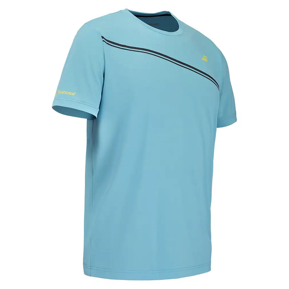 Men's Compete Crew Neck Top Scuba Blue