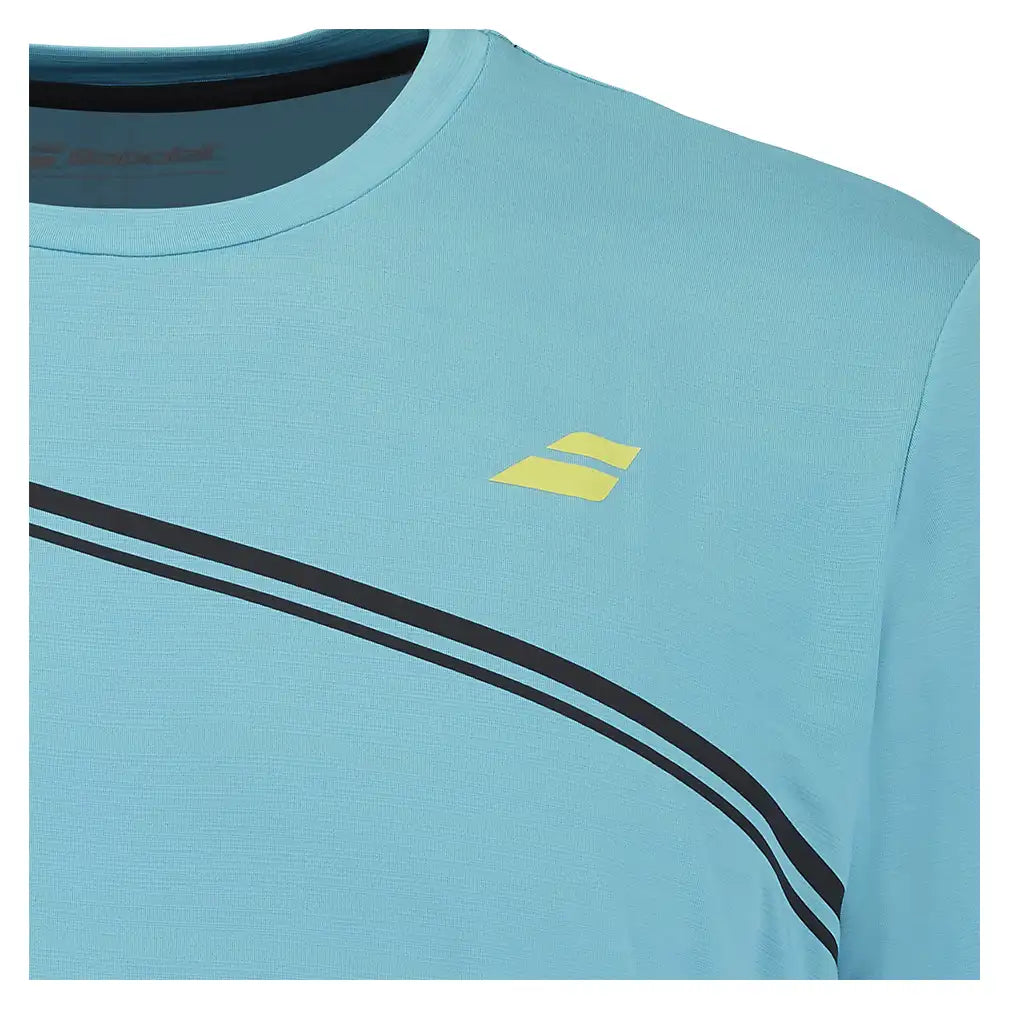 Men's Compete Crew Neck Top Scuba Blue