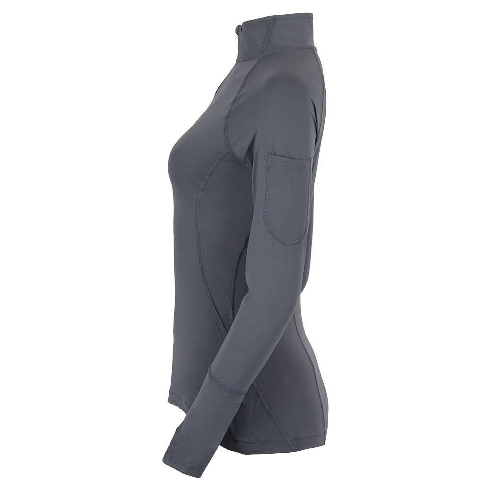 Women`s Mock Zip Tennis Top