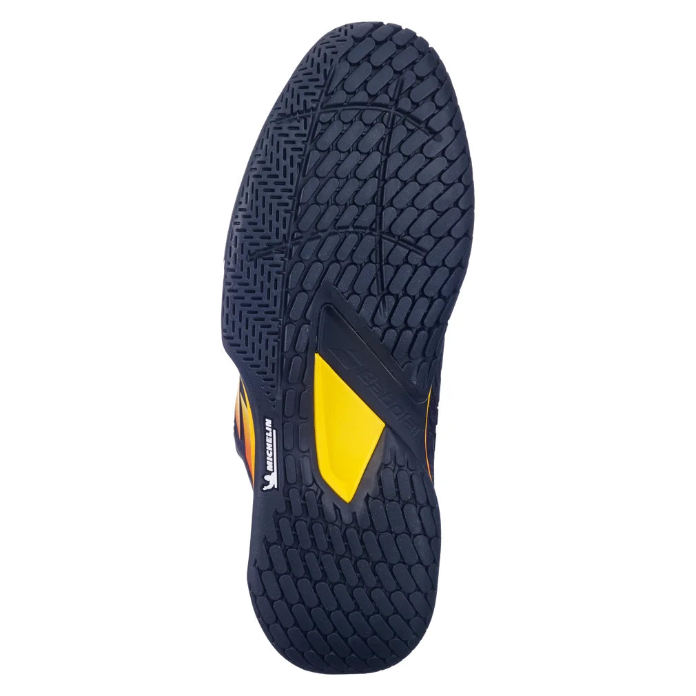 Men's Propulse Fury All Court Tennis Shoes Black and Sunset, Babolat, Pickleball Express, 30F26208C-2054F26-3
