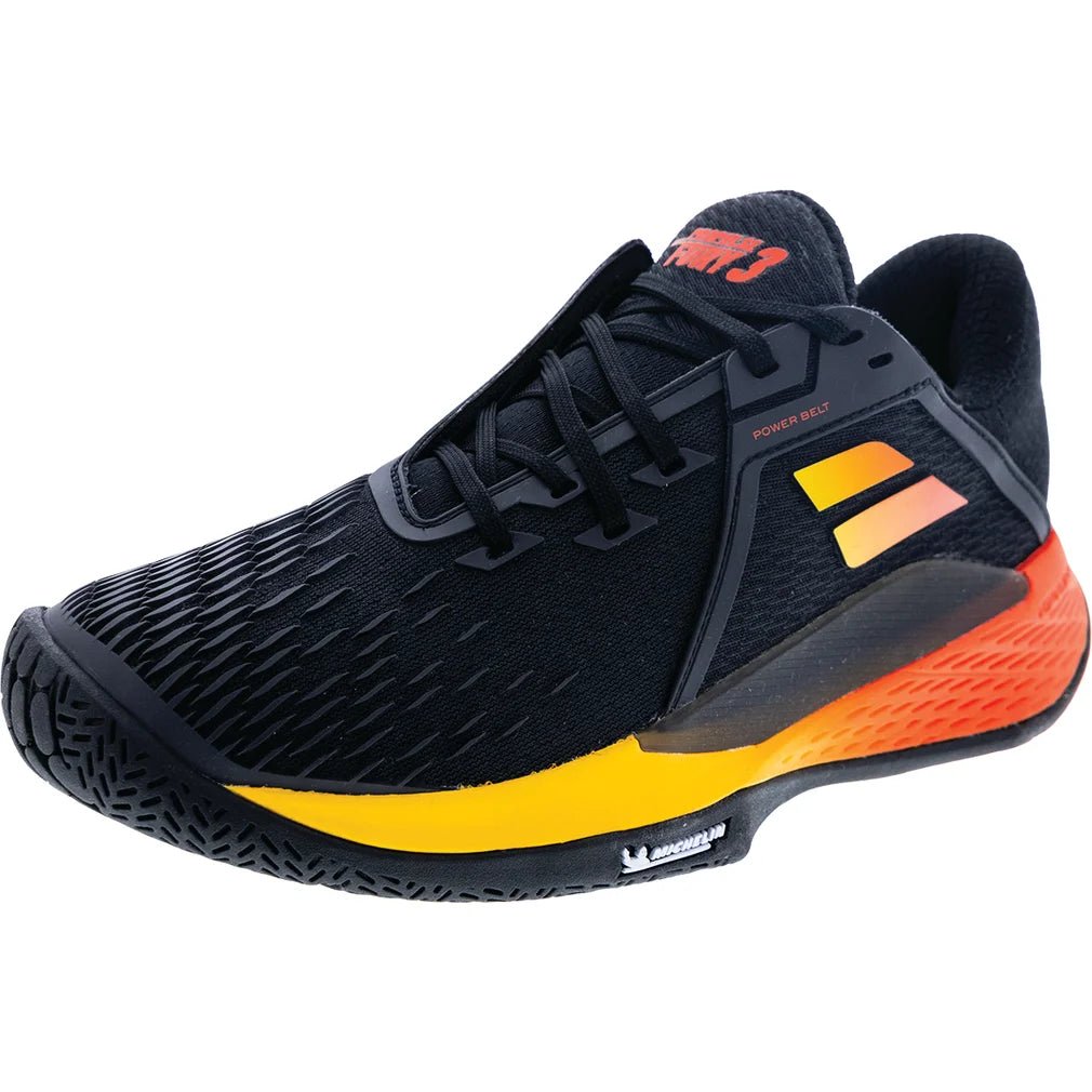 Men's Propulse Fury All Court Tennis Shoes Black and Sunset, Babolat, Black/Sunset, Pickleball Express, 30F26208C-2054F26-BLACK-SUNSET-2