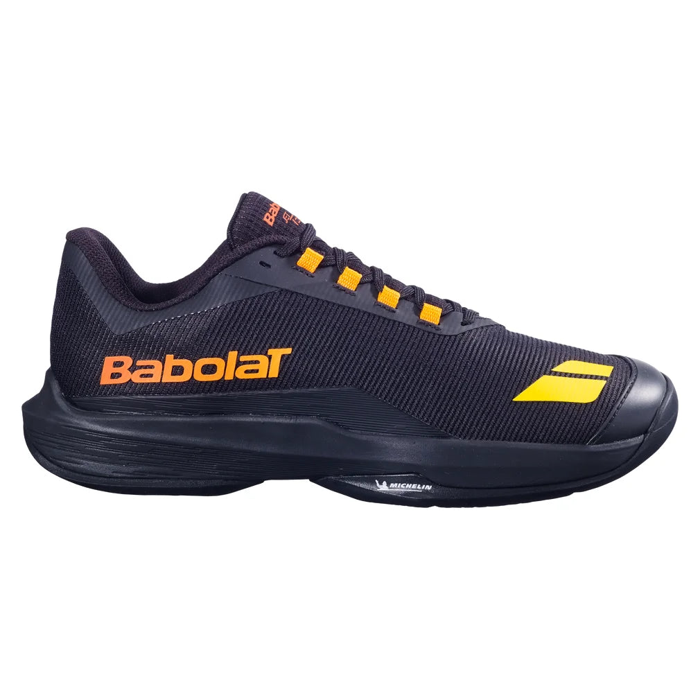 Men's Jet Tere 2 All Court Tennis Shoes Black and Sunset, Babolat, Pickleball Express, 30F26649C-2054F26-1