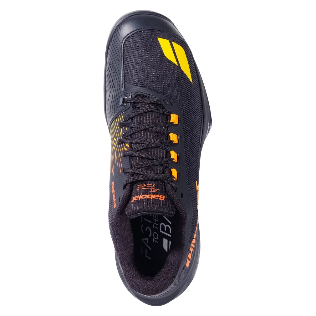 Men's Jet Tere 2 All Court Tennis Shoes Black and Sunset, Babolat, Pickleball Express, 30F26649C-2054F26-3