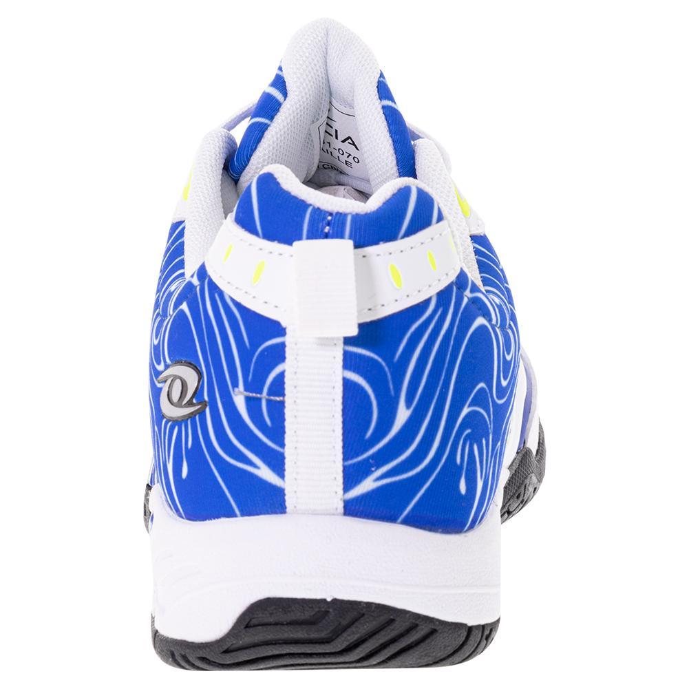 Unisex Dinkshot Pickleball Court Shoes White and Royal