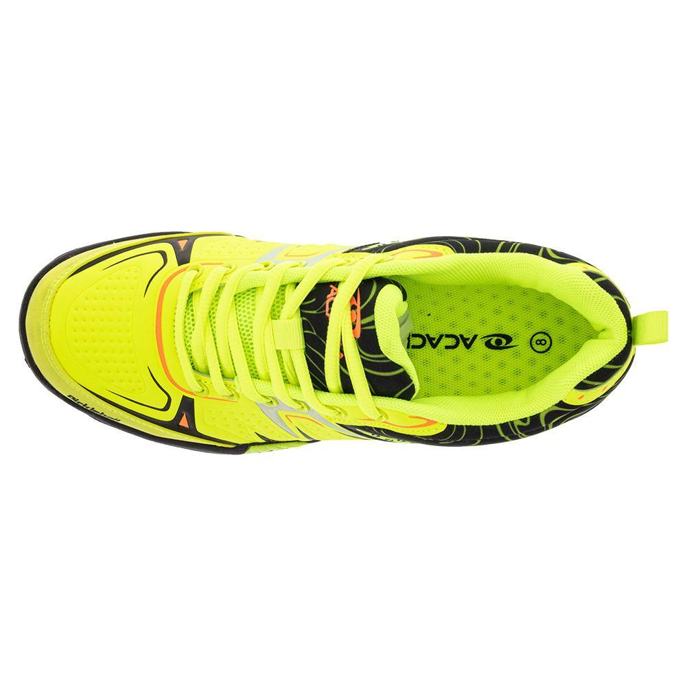 Unisex DinkShot Pickleball Court Shoes Lime and Black