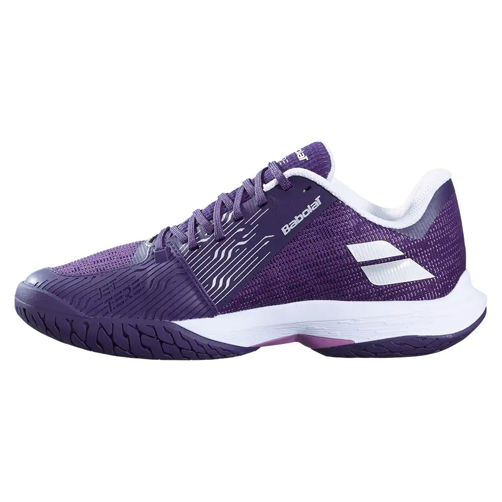 Women's Jet Tere 2 All Court Tennis Shoes Dark Purple and Silver