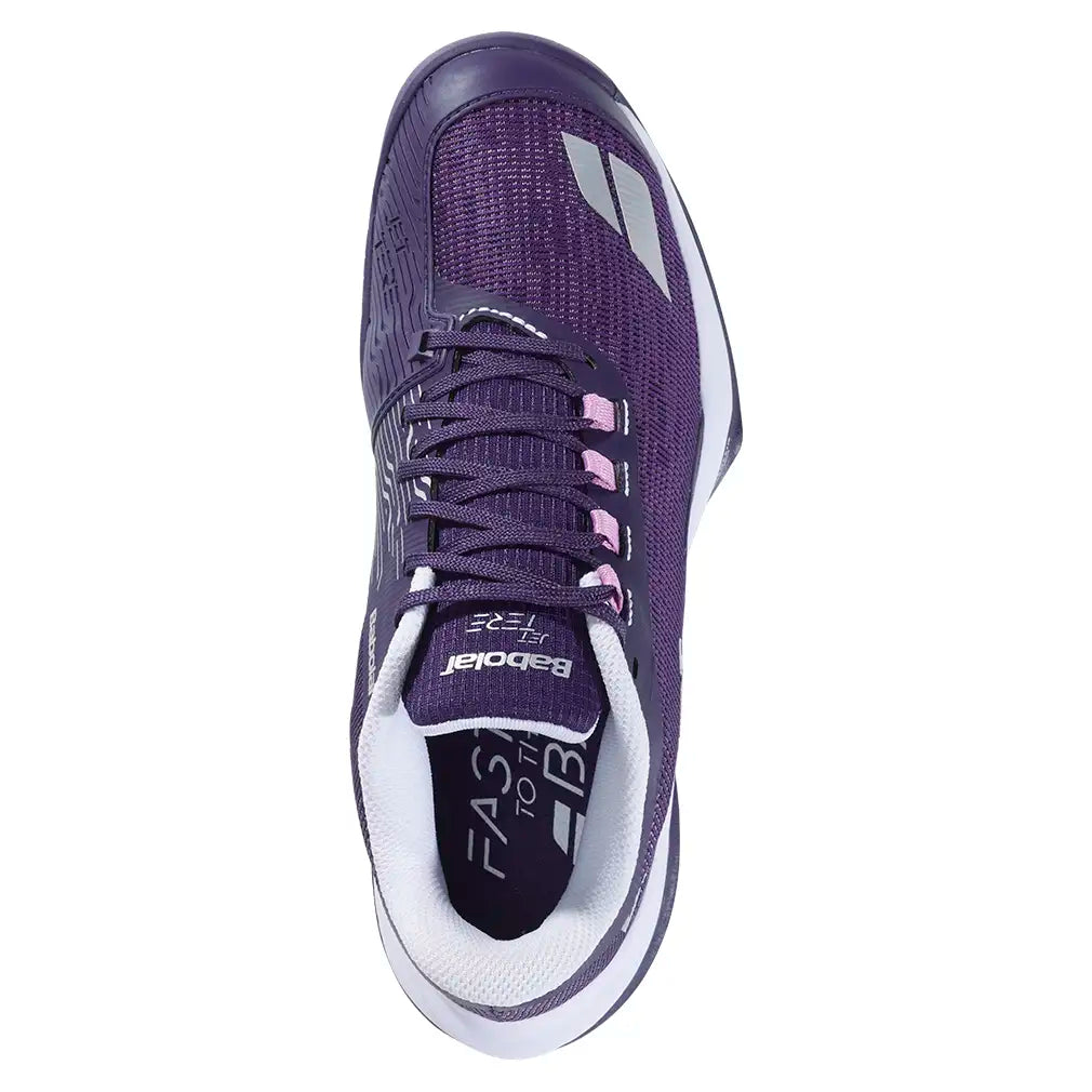 Women's Jet Tere 2 All Court Tennis Shoes Dark Purple and Silver