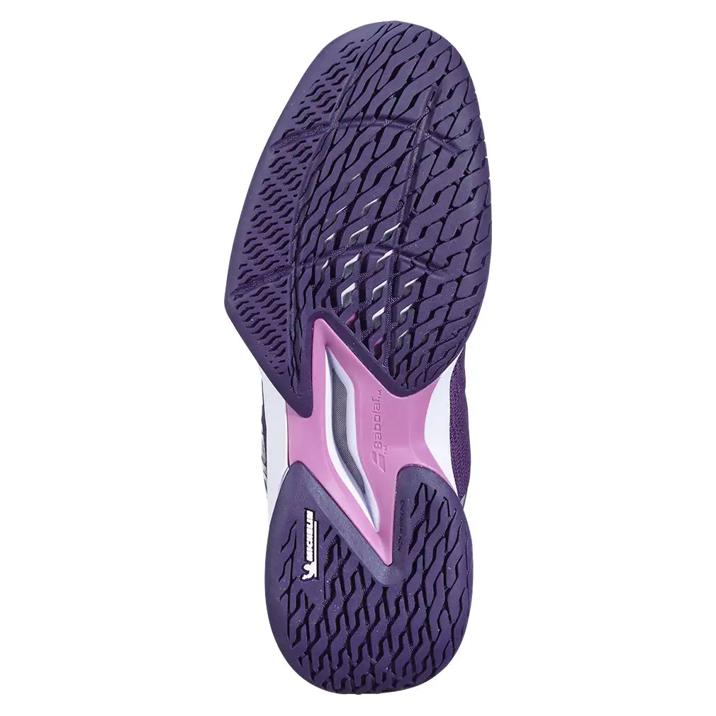 Women's Jet Tere 2 All Court Tennis Shoes Dark Purple and Silver
