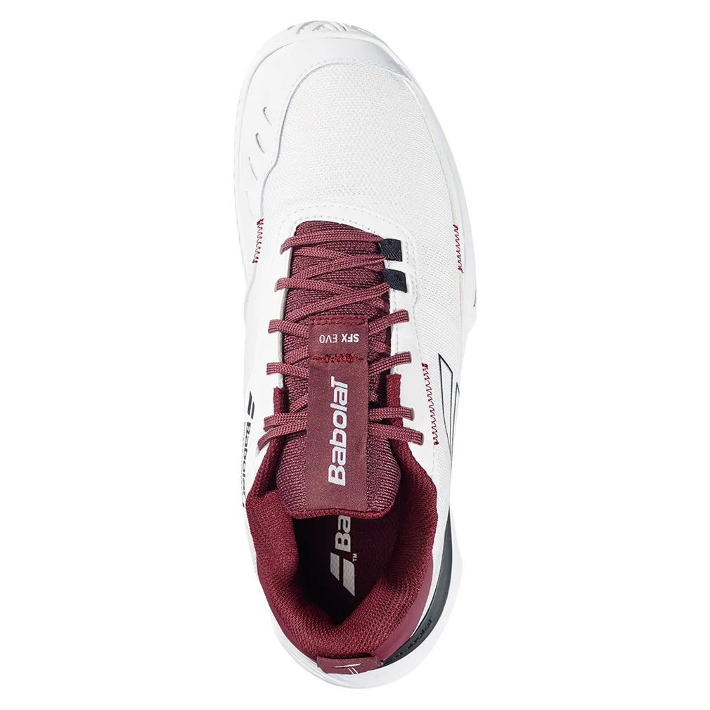 Men's SFX Evo All Court Shoes White and Port Royale
