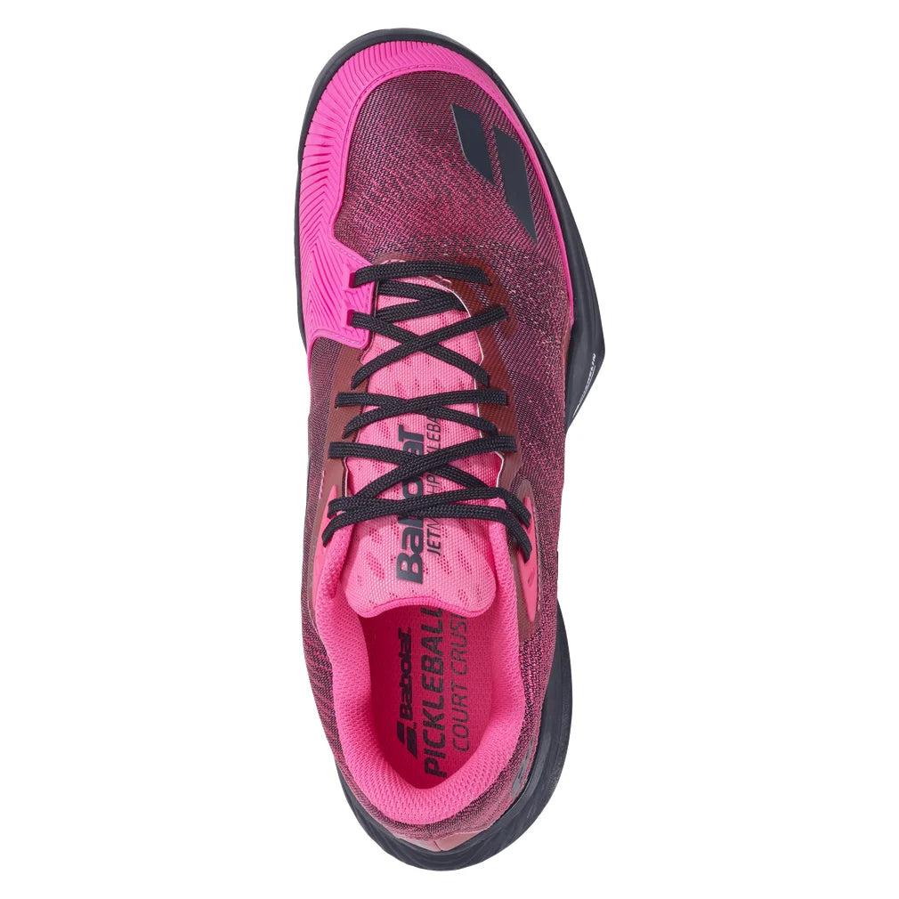 Men's Jet Mach Pickleball Shoes Fluo Pink and Black, Babolat, Pickleball Express, 3A0F26B932-5086F26-3