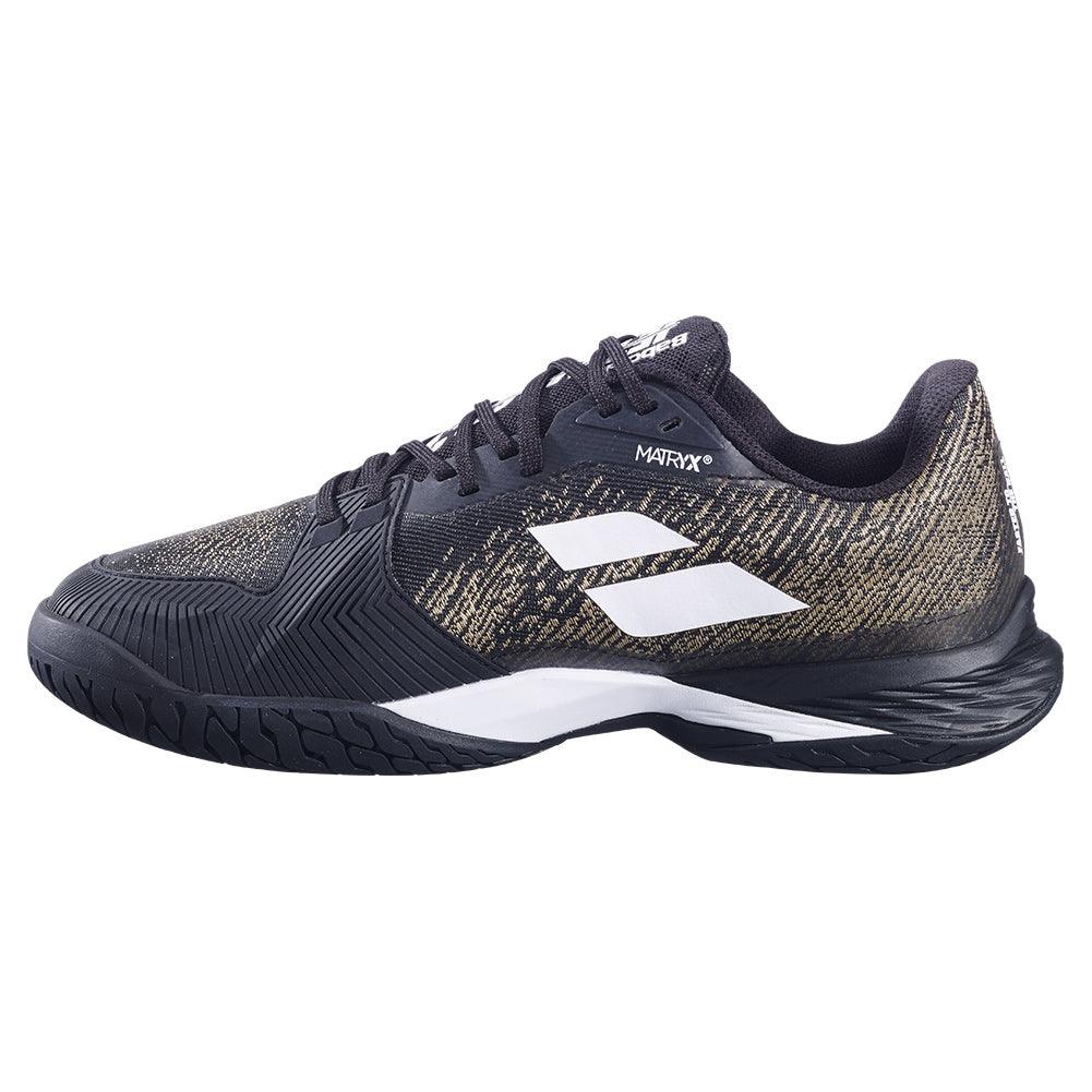 Men's Jet Mach 3 Wide Court Shoes Black and White