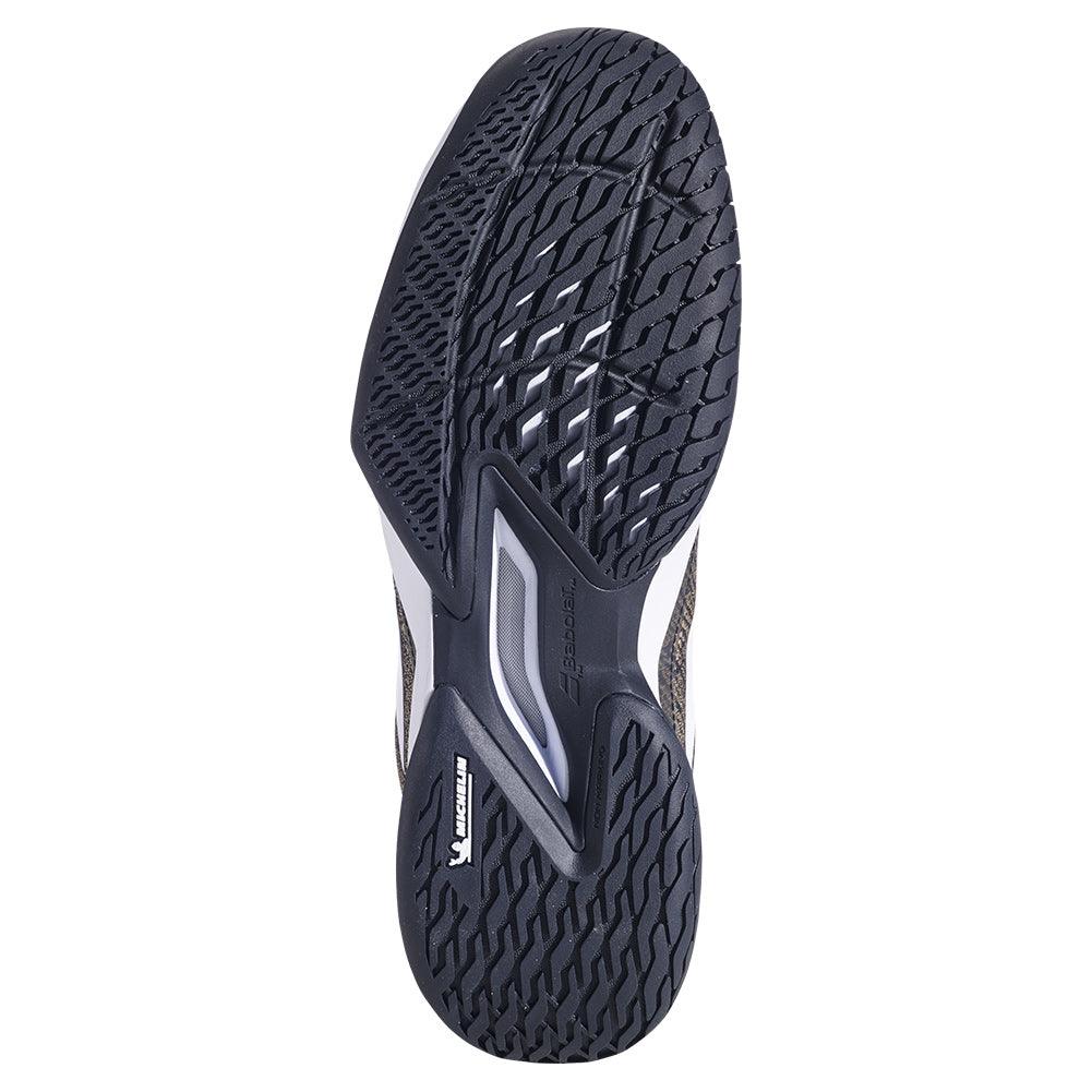 Men's Jet Mach 3 Wide Court Shoes Black and White