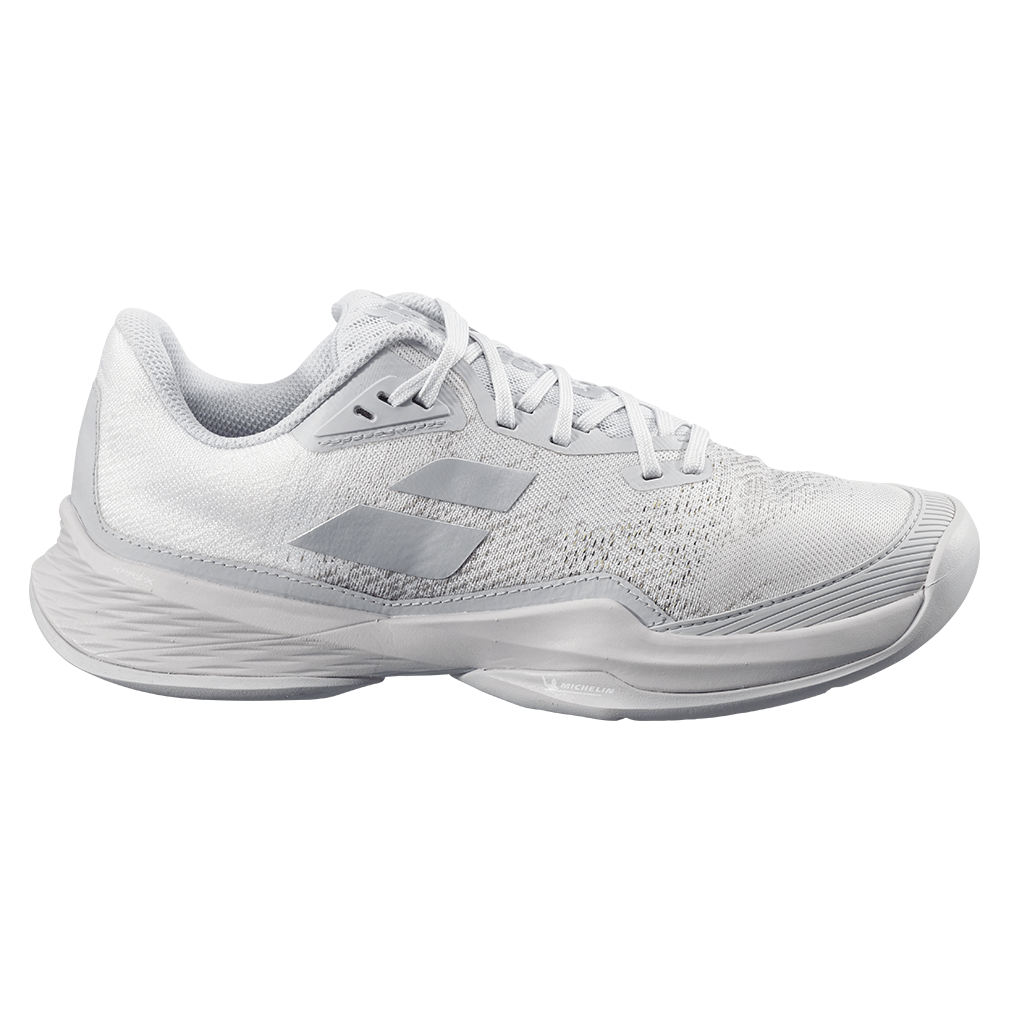 Women's Jet Mach 3 Court Shoes White and Grey