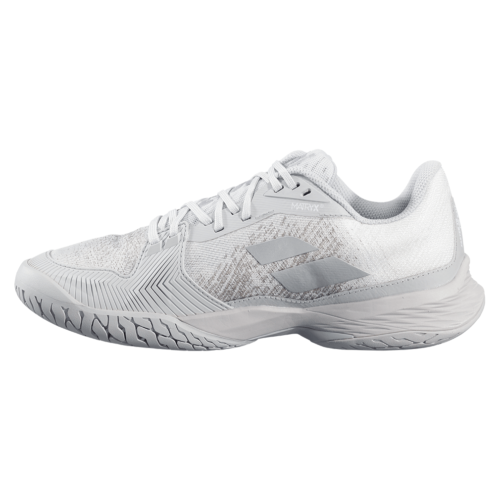 Women's Jet Mach 3 Court Shoes White and Grey