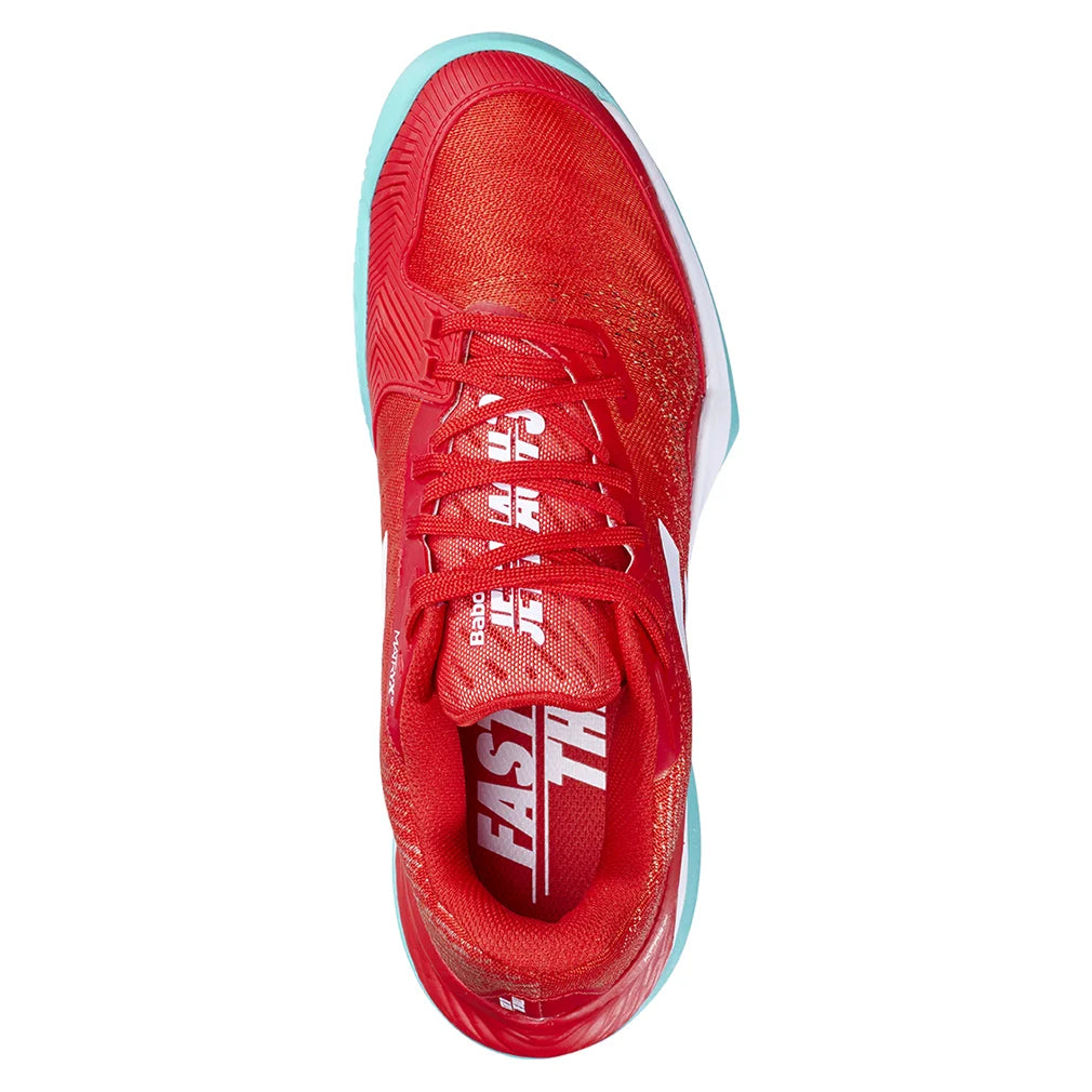 Women's Jet Mach 3 Court Shoes Fiesta Red