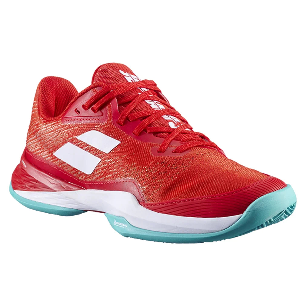 Women's Jet Mach 3 Court Shoes Fiesta Red