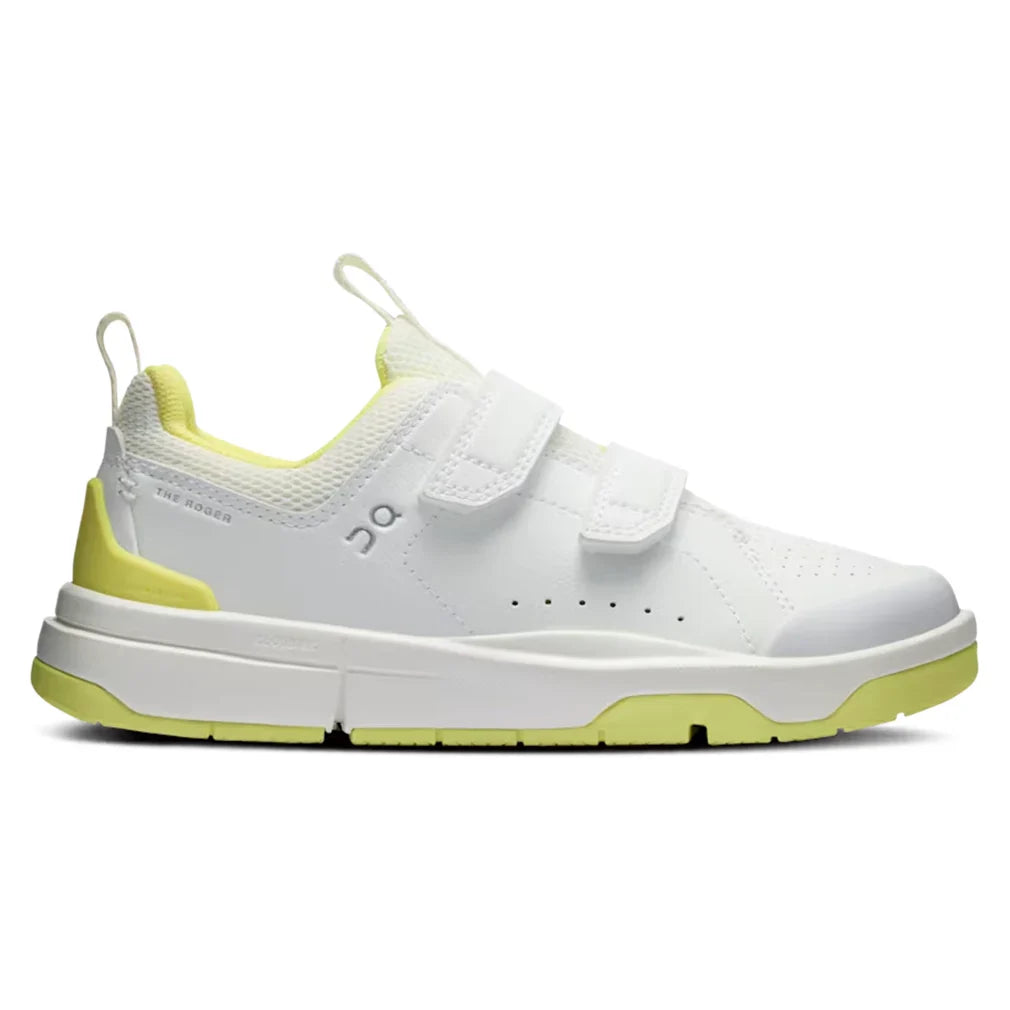 Juniors' THE ROGER Court Shoes White and Limelight