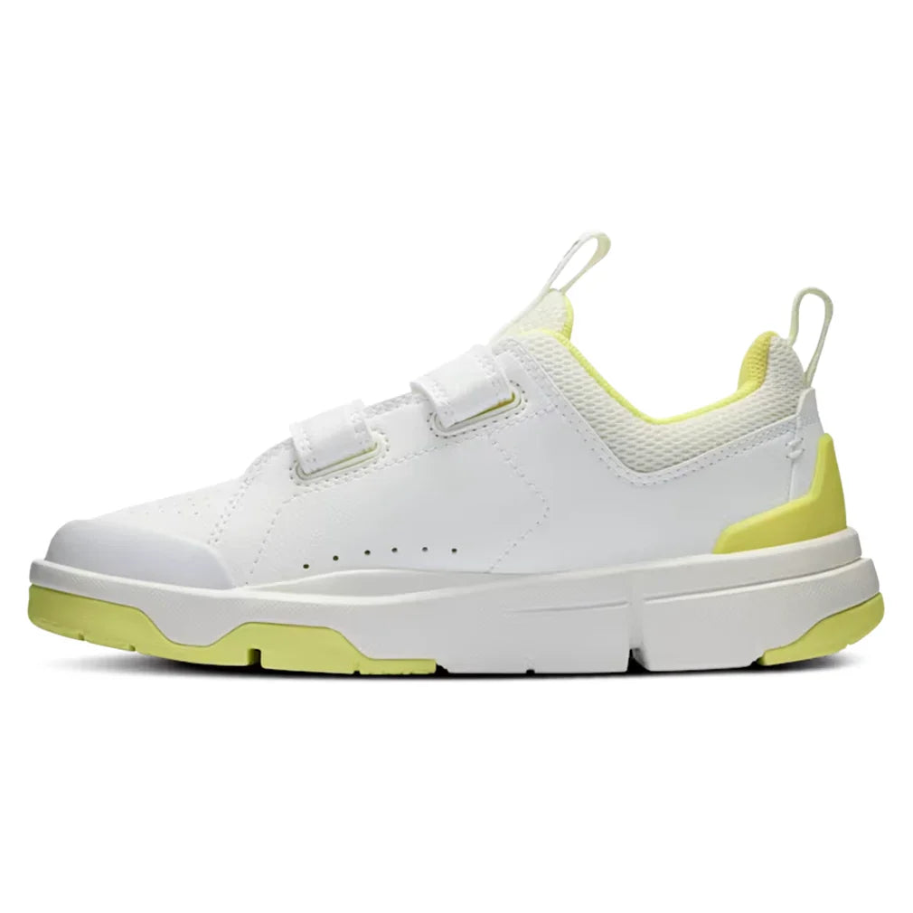 Juniors' THE ROGER Court Shoes White and Limelight