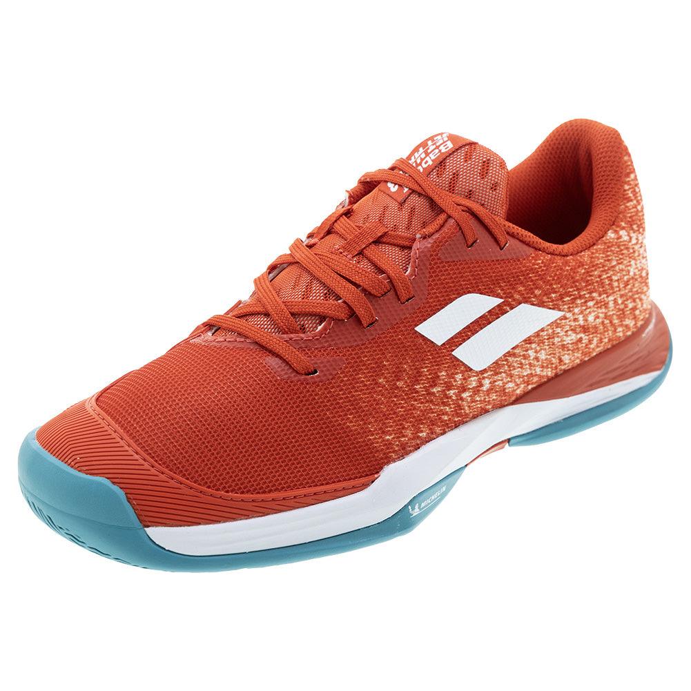 Juniors' Jet Mach 3 Court Shoes Fiesta Red
