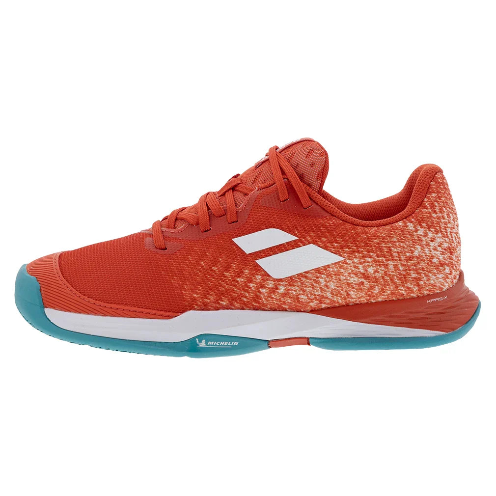 Juniors' Jet Mach 3 Court Shoes Fiesta Red