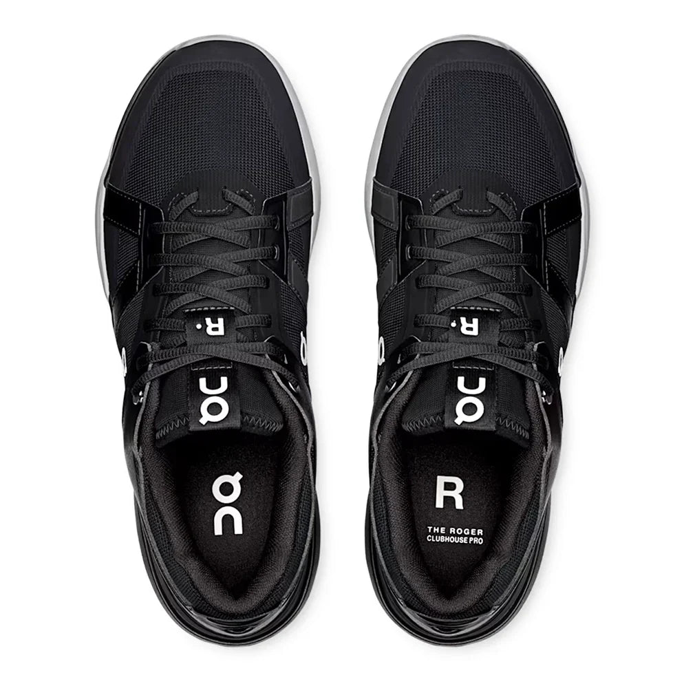 Men's THE ROGER Clubhouse Pro Court Shoes Black and Glacier