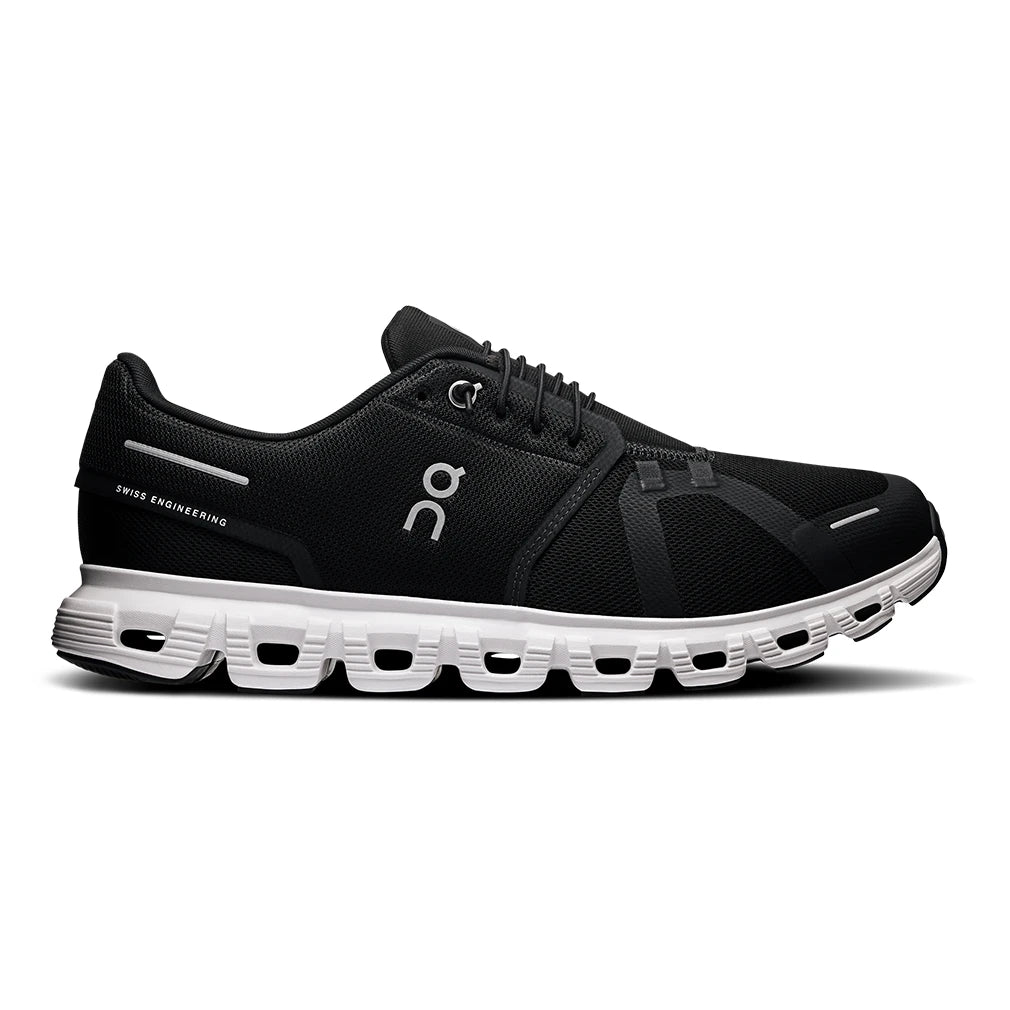 Men's Cloud 6 Performance All Day Shoes Black and White
